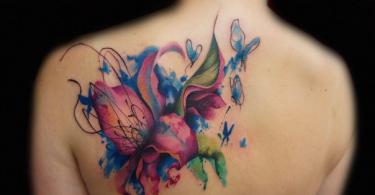 Aquarell Tattoo - die neueste Maltechnik in der Kunst des Tätowierens
