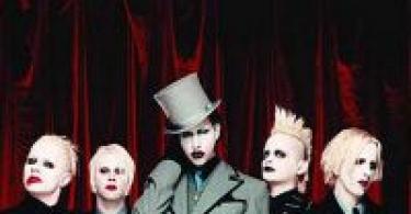 Trupa Marilyn Manson: depozit, discografie, fotografii