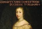 Історія генрієти англійської, першої дружини філіпа французької, герцога орлеанського Принцеса генрієта англійська