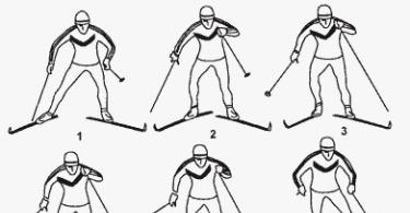 Gaya bebas: cara belajar bermain skate ski